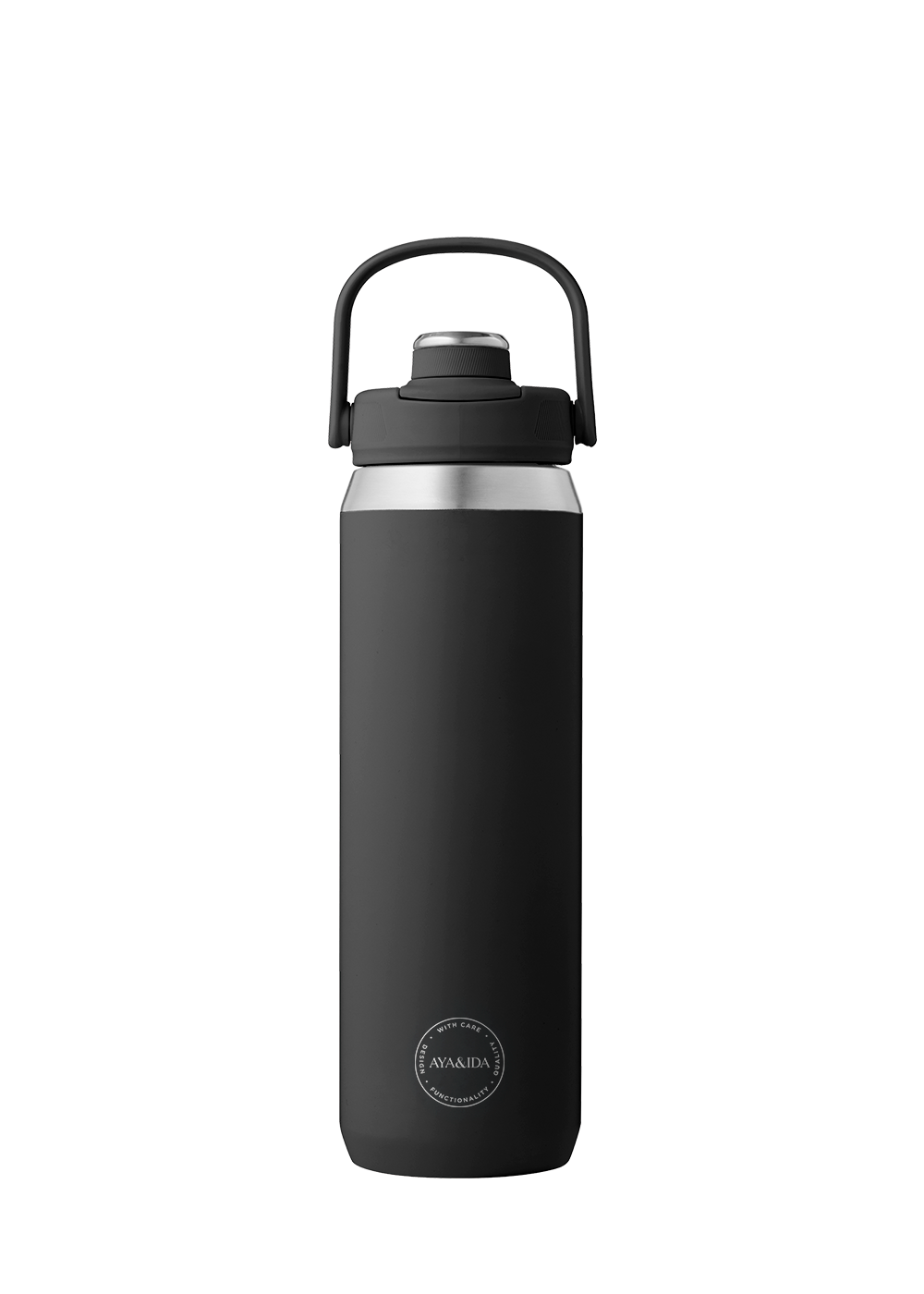 Sports drikkedunk, Matte Black - 700 ml